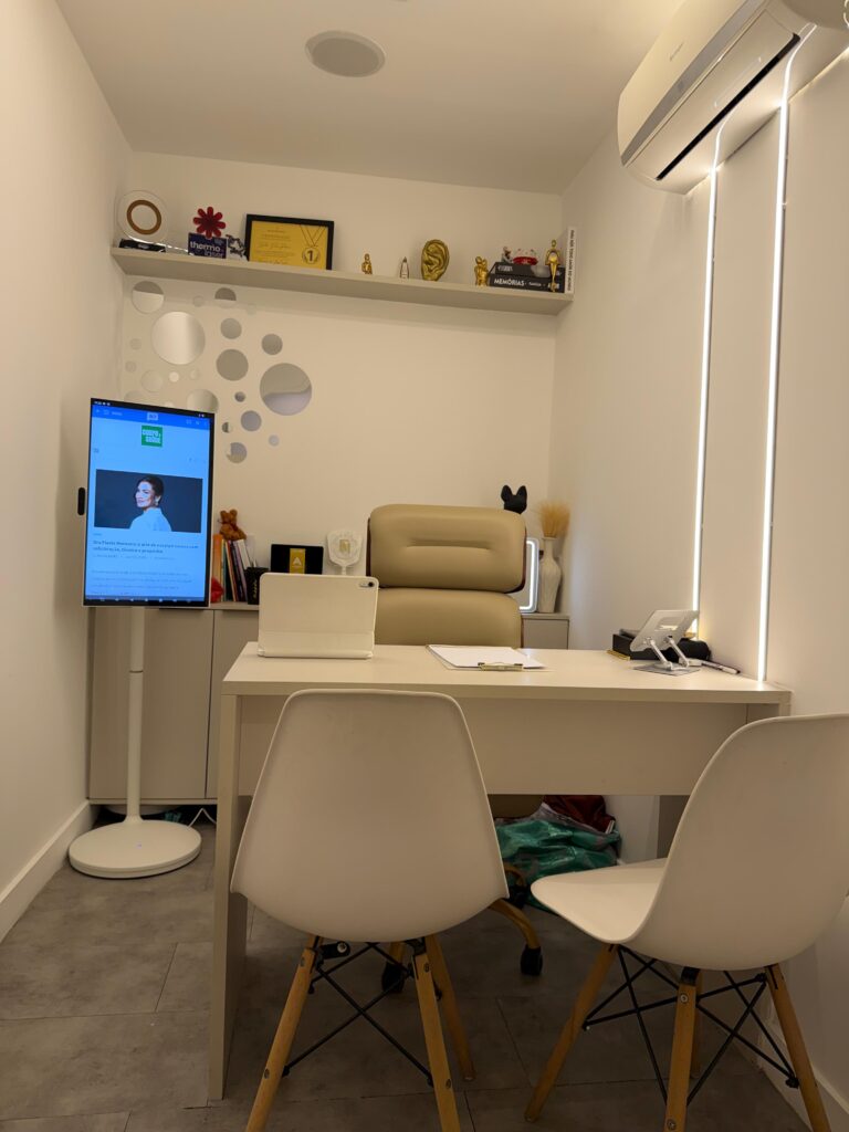 Detalhe do espaço clínico